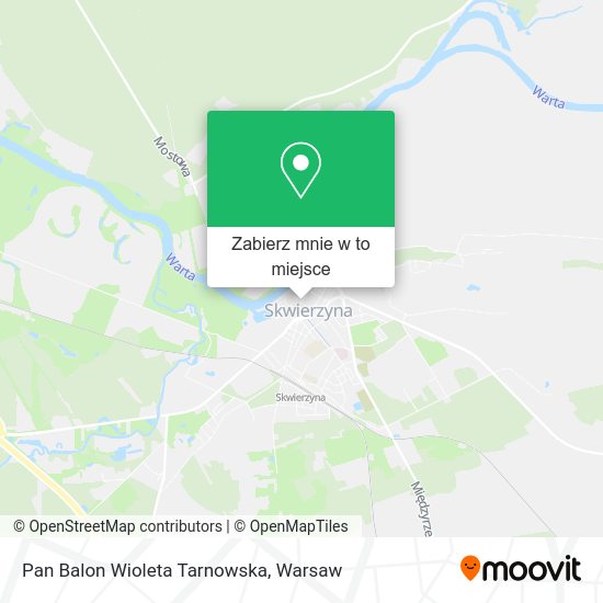 Mapa Pan Balon Wioleta Tarnowska