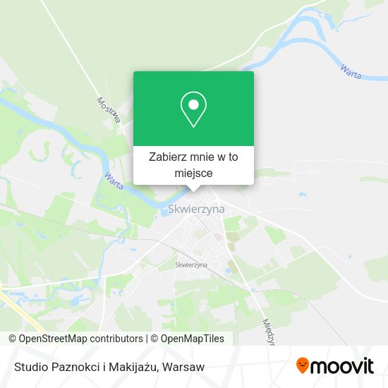 Mapa Studio Paznokci i Makijażu