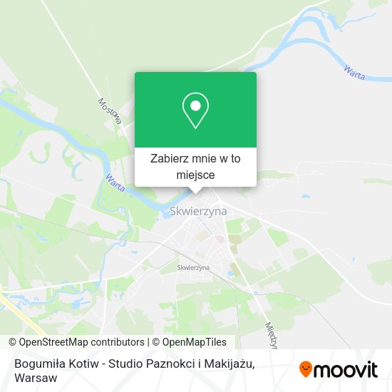 Mapa Bogumiła Kotiw - Studio Paznokci i Makijażu