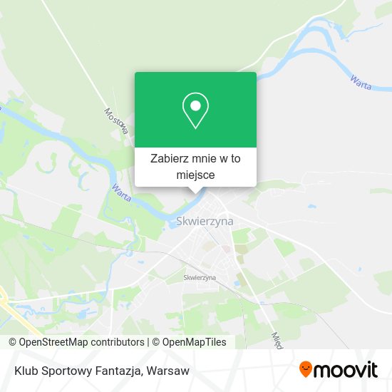 Mapa Klub Sportowy Fantazja