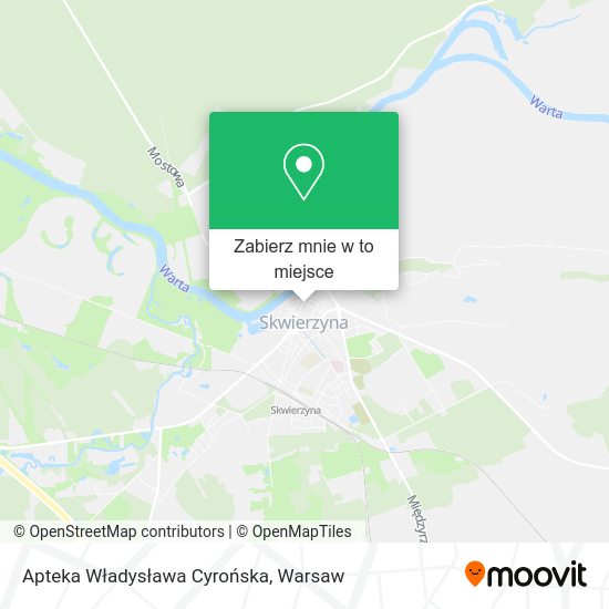 Mapa Apteka Władysława Cyrońska