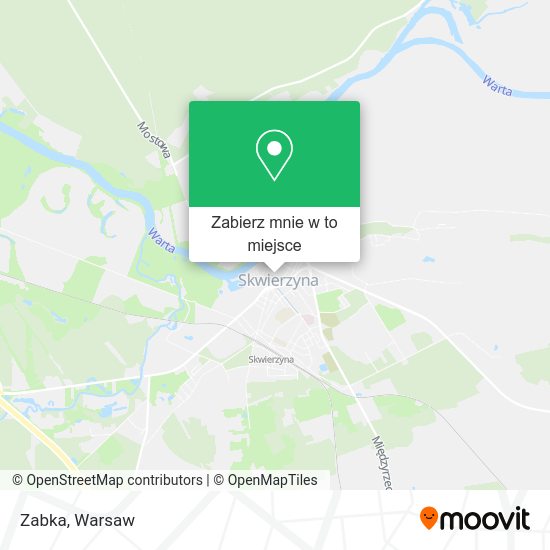 Mapa Zabka