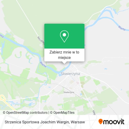 Mapa Strzenica Sportowa Joachim Wargin