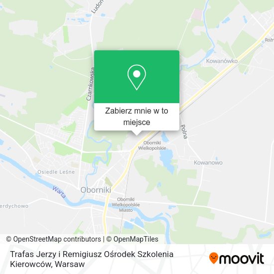 Mapa Trafas Jerzy i Remigiusz Ośrodek Szkolenia Kierowców