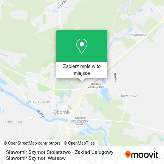 Mapa Sławomir Szymot Stolarstwo - Zakład Usługowy Sławomir Szymot