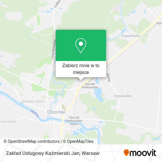 Mapa Zakład Usługowy Kaźmierski Jan