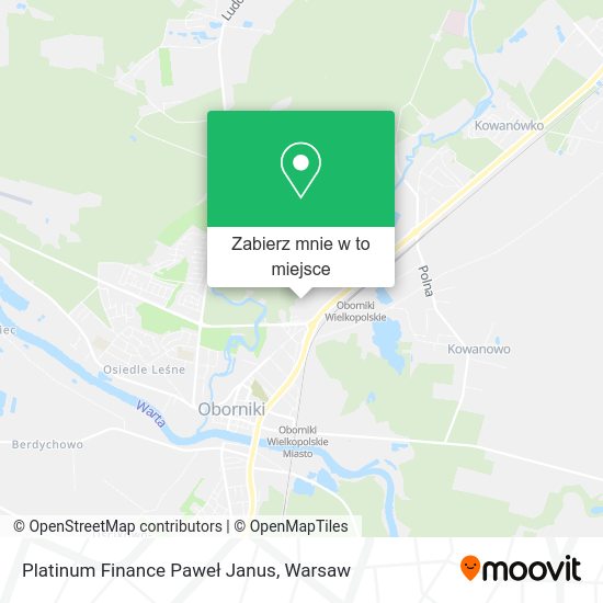 Mapa Platinum Finance Paweł Janus