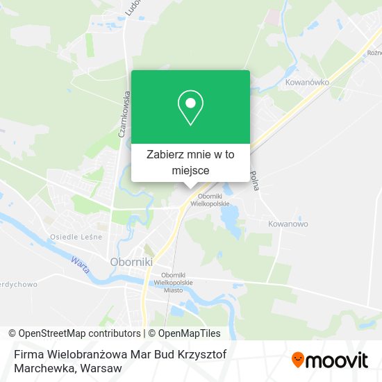 Mapa Firma Wielobranżowa Mar Bud Krzysztof Marchewka