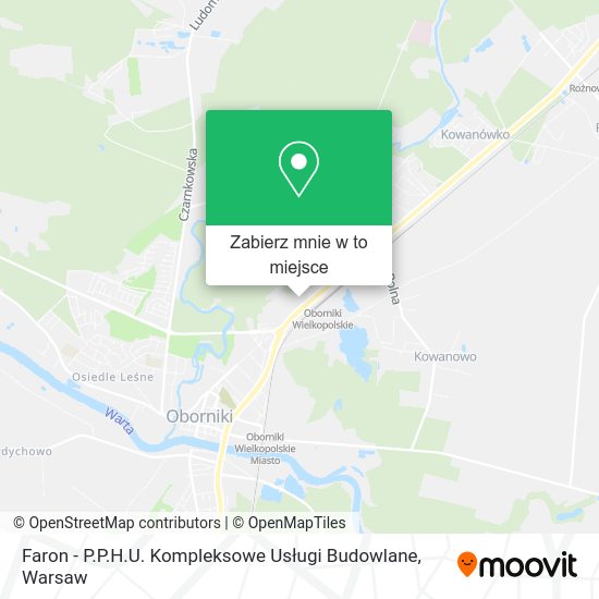 Mapa Faron - P.P.H.U. Kompleksowe Usługi Budowlane