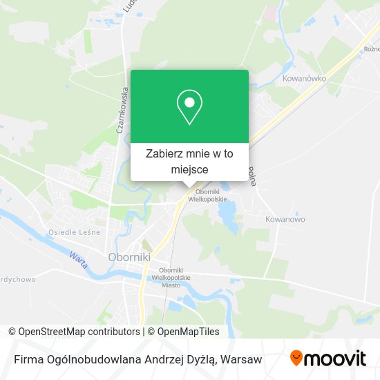 Mapa Firma Ogólnobudowlana Andrzej Dyżlą