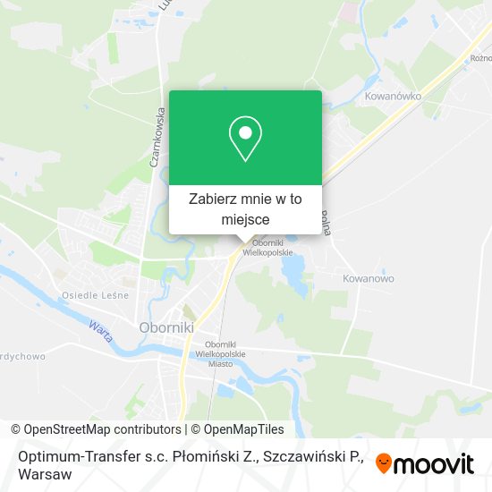 Mapa Optimum-Transfer s.c. Płomiński Z., Szczawiński P.