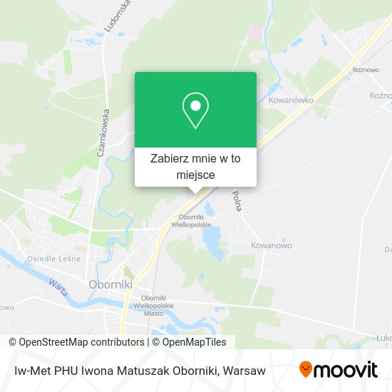 Mapa Iw-Met PHU Iwona Matuszak Oborniki