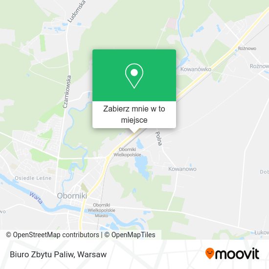 Mapa Biuro Zbytu Paliw