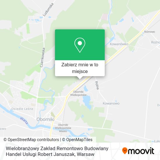 Mapa Wielobranżowy Zakład Remontowo Budowlany Handel Usługi Robert Januszak