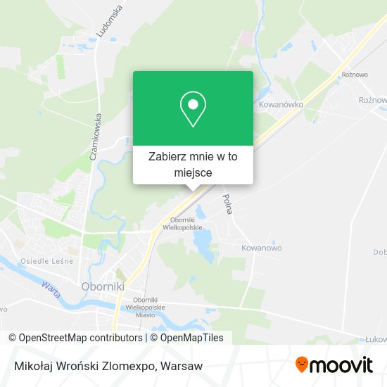 Mapa Mikołaj Wroński Zlomexpo