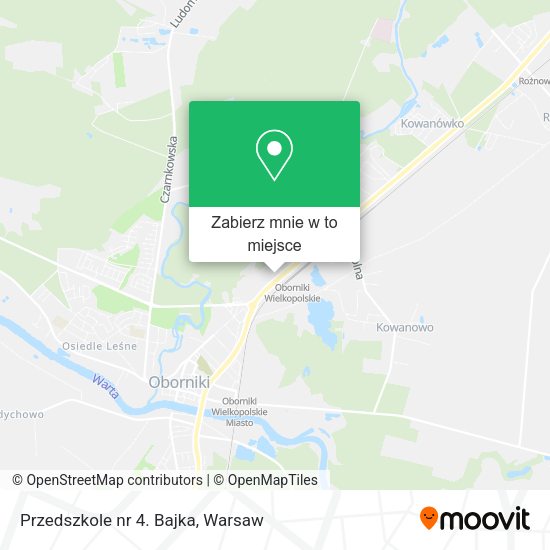 Mapa Przedszkole nr 4. Bajka