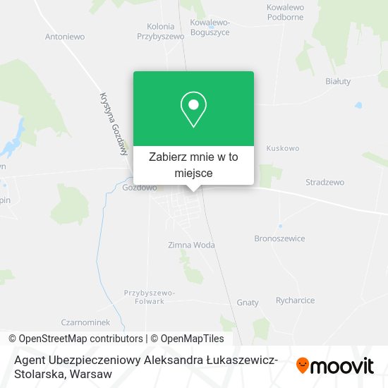 Mapa Agent Ubezpieczeniowy Aleksandra Łukaszewicz-Stolarska