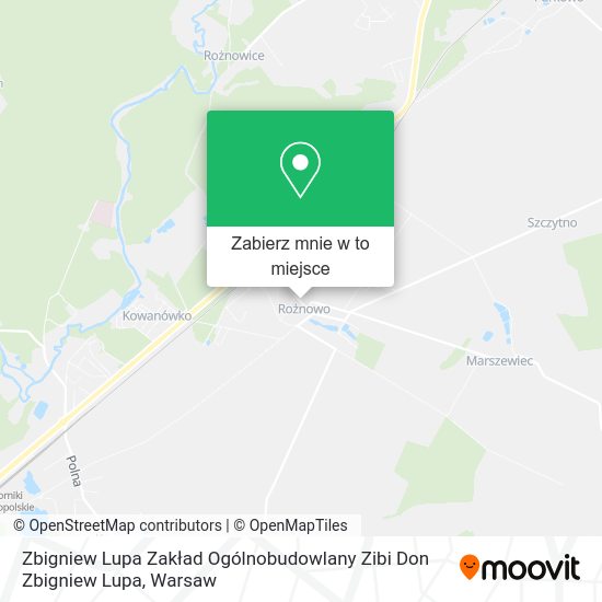 Mapa Zbigniew Lupa Zakład Ogólnobudowlany Zibi Don Zbigniew Lupa