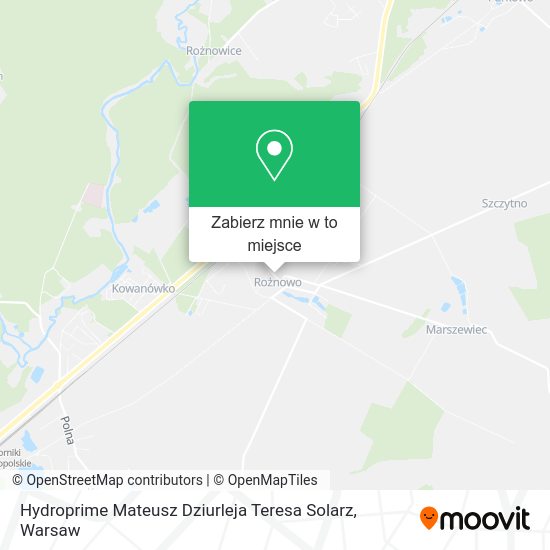 Mapa Hydroprime Mateusz Dziurleja Teresa Solarz