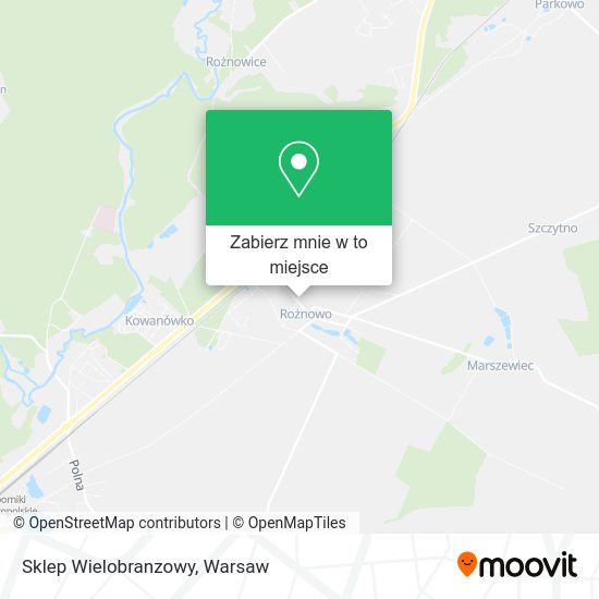 Mapa Sklep Wielobranzowy