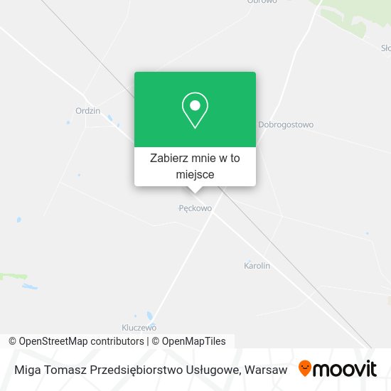 Mapa Miga Tomasz Przedsiębiorstwo Usługowe