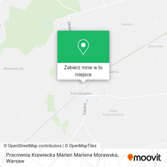 Mapa Pracownia Krawiecka Marlen Marlena Morawska