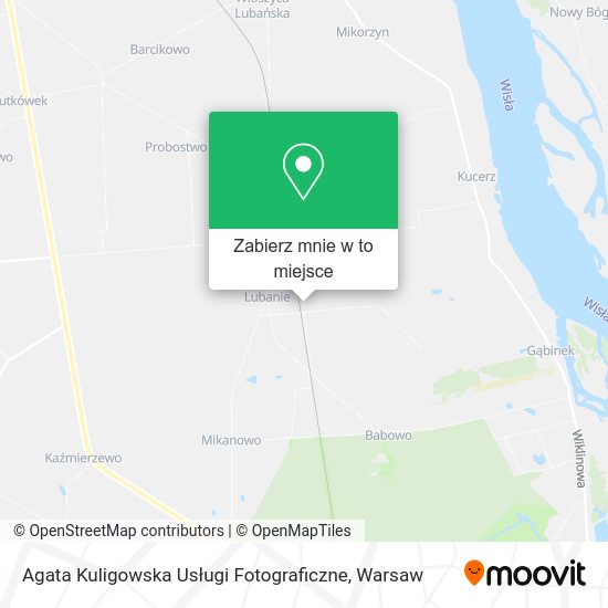 Mapa Agata Kuligowska Usługi Fotograficzne