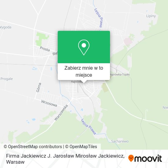 Mapa Firma Jackiewicz J. Jarosław Mirosław Jackiewicz