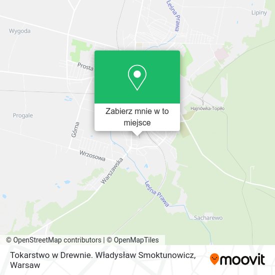 Mapa Tokarstwo w Drewnie. Władysław Smoktunowicz