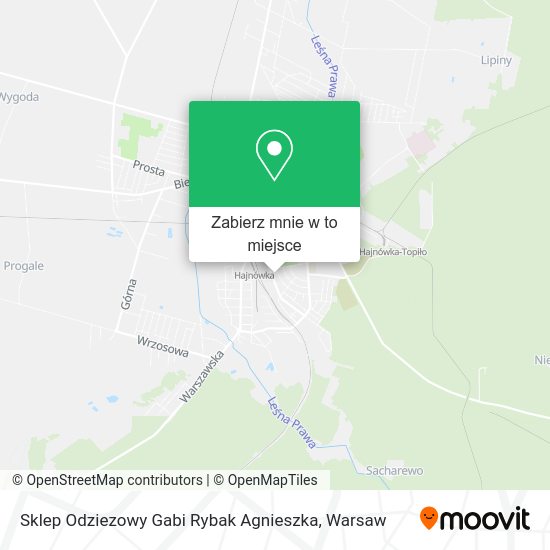 Mapa Sklep Odziezowy Gabi Rybak Agnieszka