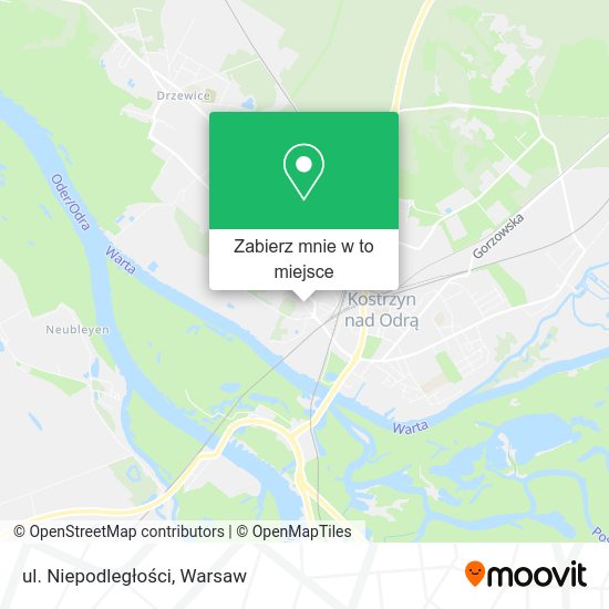 Mapa ul. Niepodległości