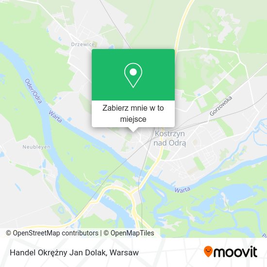 Mapa Handel Okrężny Jan Dolak