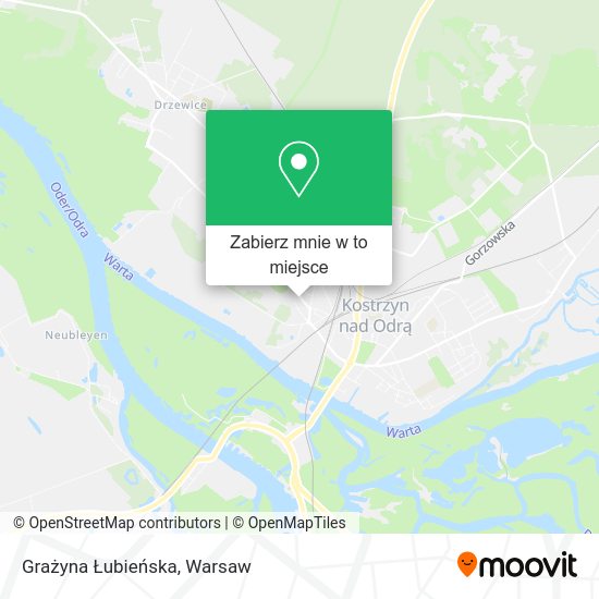 Mapa Grażyna Łubieńska