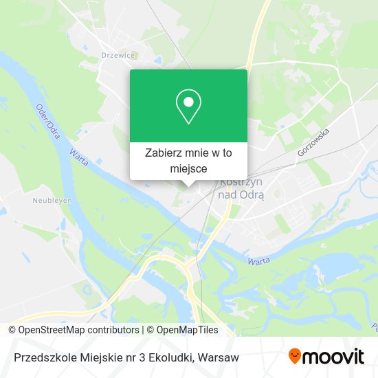 Mapa Przedszkole Miejskie nr 3 Ekoludki