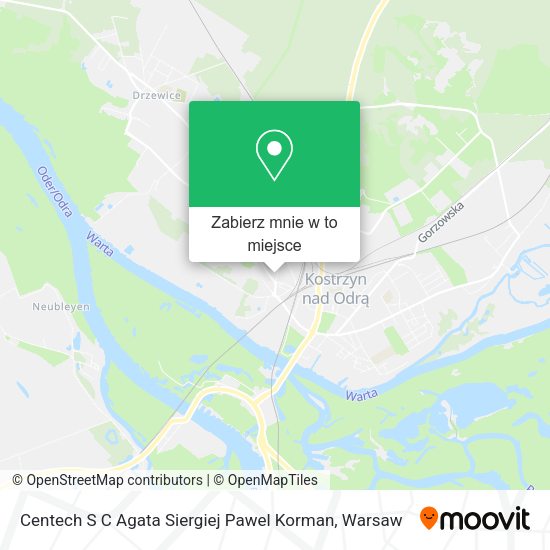 Mapa Centech S C Agata Siergiej Pawel Korman