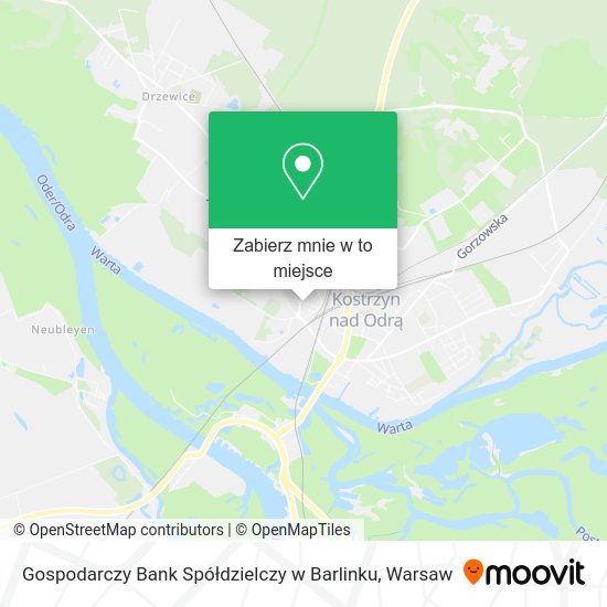 Mapa Gospodarczy Bank Spółdzielczy w Barlinku