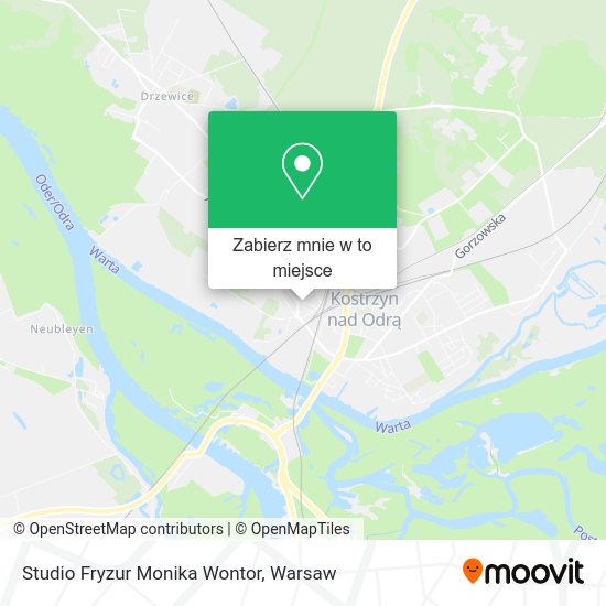 Mapa Studio Fryzur Monika Wontor