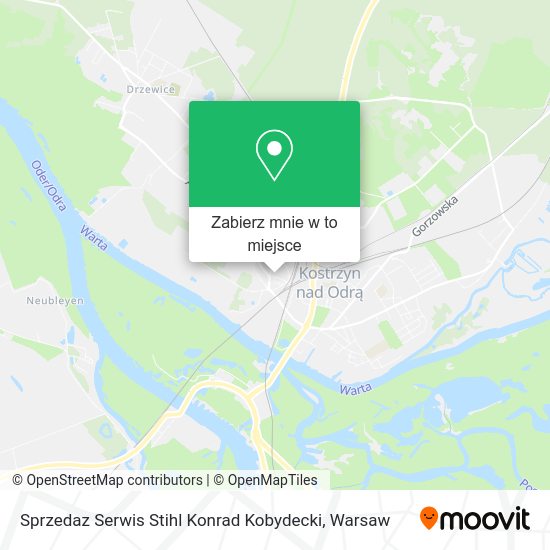 Mapa Sprzedaz Serwis Stihl Konrad Kobydecki