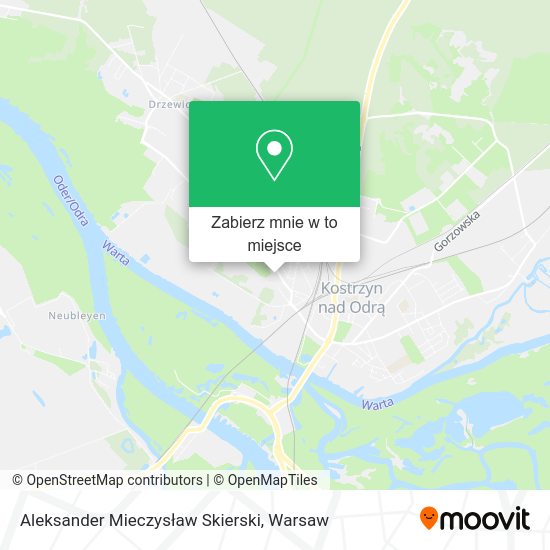 Mapa Aleksander Mieczysław Skierski