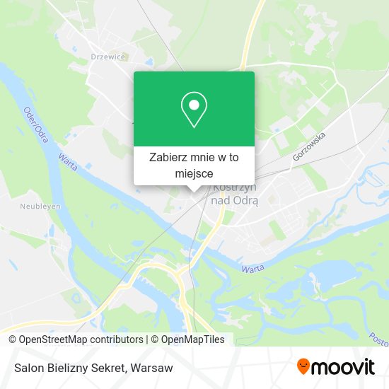 Mapa Salon Bielizny Sekret