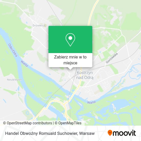 Mapa Handel Obwoźny Romuald Suchowier