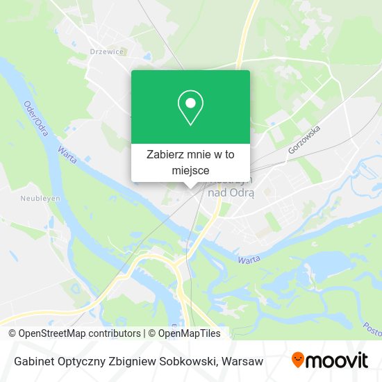 Mapa Gabinet Optyczny Zbigniew Sobkowski