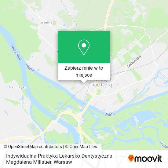 Mapa Indywidualna Praktyka Lekarsko Dentystyczna Magdalena Millauer