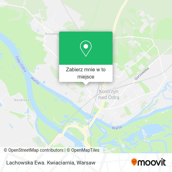 Mapa Lachowska Ewa. Kwiaciarnia