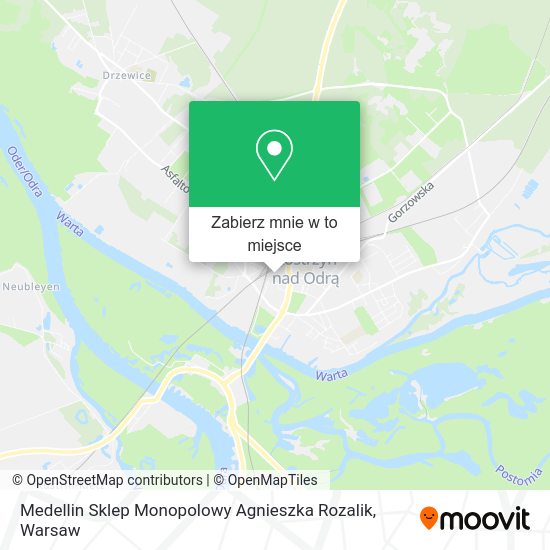 Mapa Medellin Sklep Monopolowy Agnieszka Rozalik