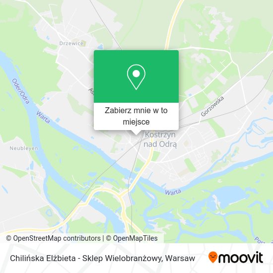 Mapa Chilińska Elżbieta - Sklep Wielobranżowy