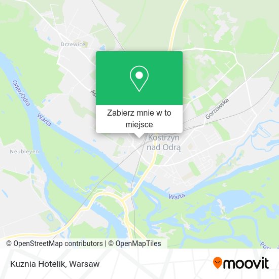 Mapa Kuznia Hotelik