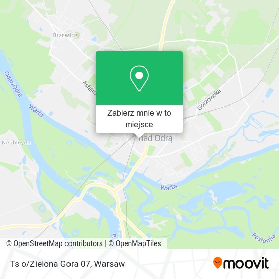 Mapa Ts o/Zielona Gora 07