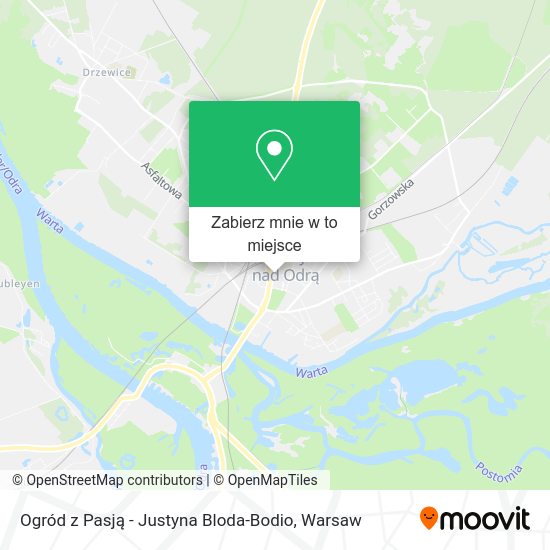 Mapa Ogród z Pasją - Justyna Bloda-Bodio