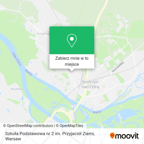 Mapa Szkoła Podstawowa nr 2 im. Przyjaciół Ziemi